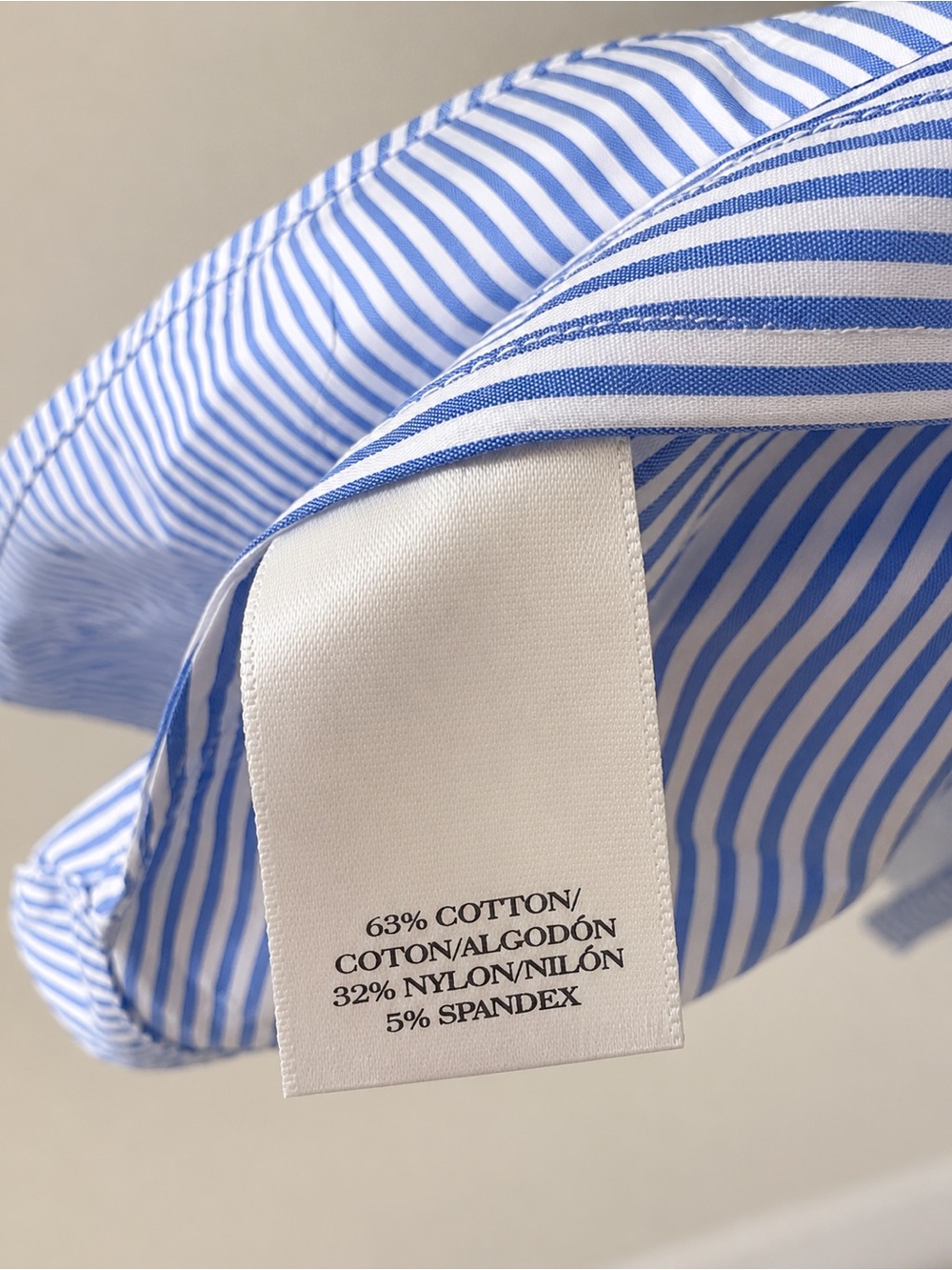 Ann Taylor Classic Blue Stripe Dress Shirt - Picture 5 of 5
